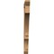 Ekena Millwork Balboa Slat Smooth Bracket, Western Red Cedar, 3 1/2"W x 42"D x 42"H BKT04X42X42BOA06SWR - alternate 2